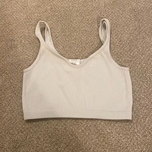 Cotton on white tank top